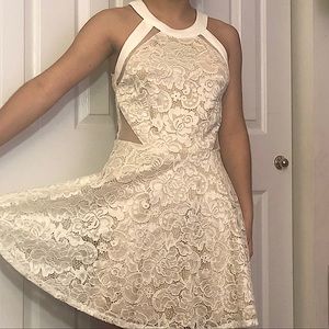 Sleeveless Lace Homecoming Dress (Worn Once!)